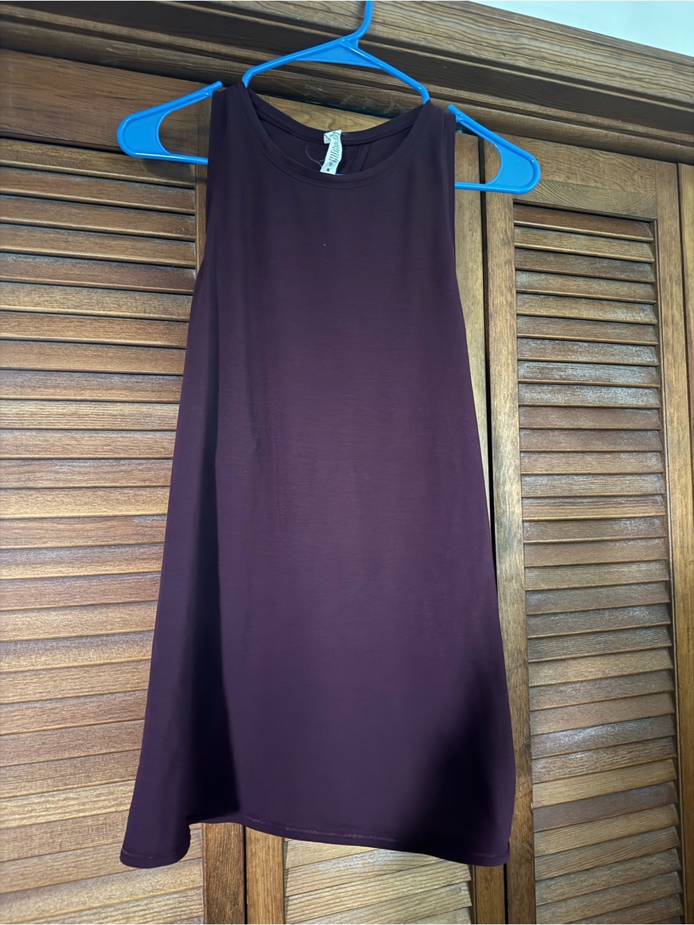 lululemon athletica Sleeveless workout top in Plum